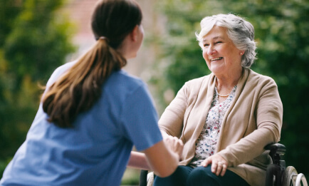 Compassionate care services fostering well-being and independence.